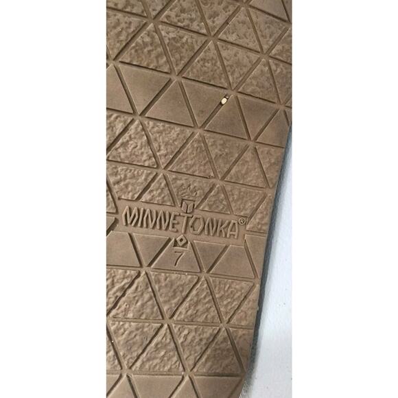 Minnetonka Boots Womens 7 Suede Faux Shearling Slip On Sherpa Lined Mid-Calf - Picture 8 of 13